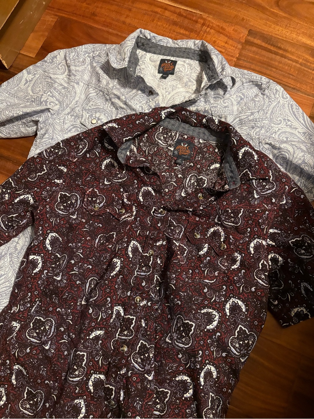 Moonshine Spirit Brad Paisley Western Snap Shirt Bundle Print Men’s S (554)